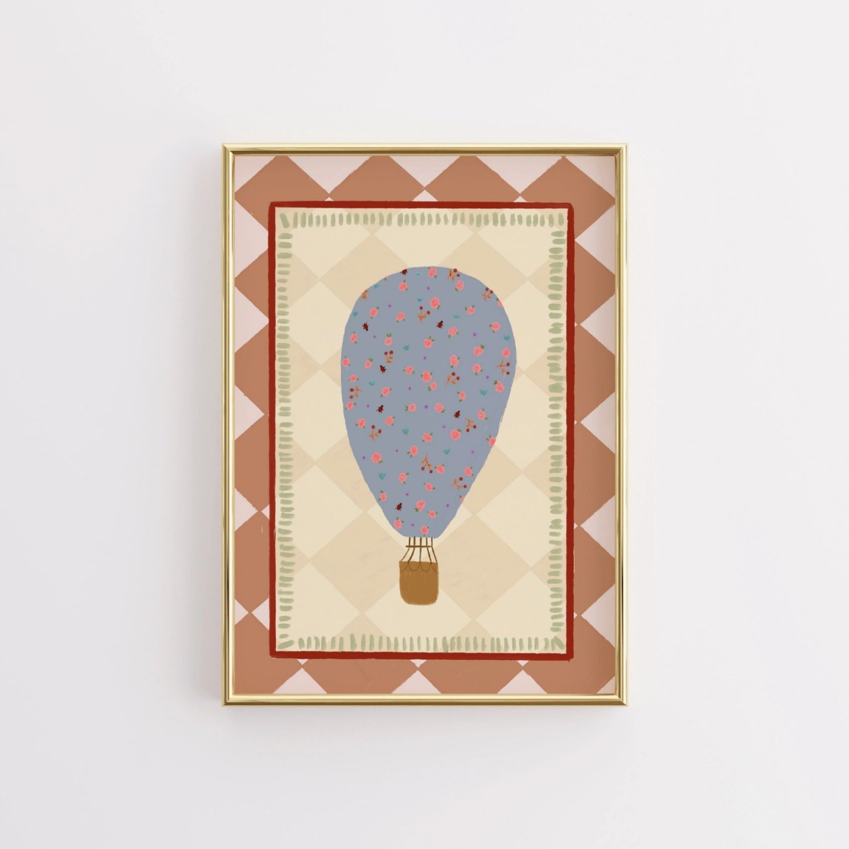 Floral Hot Air Balloon