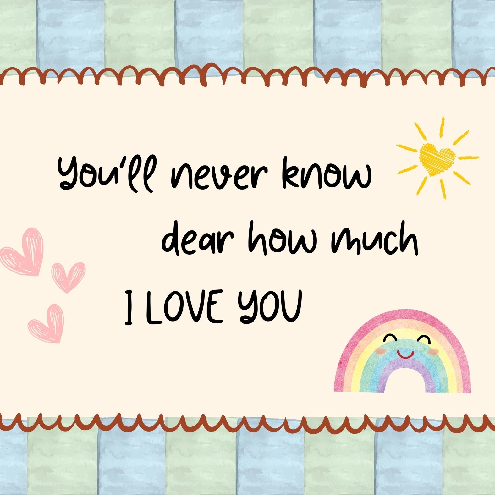 Cute Rainbow Wall Art