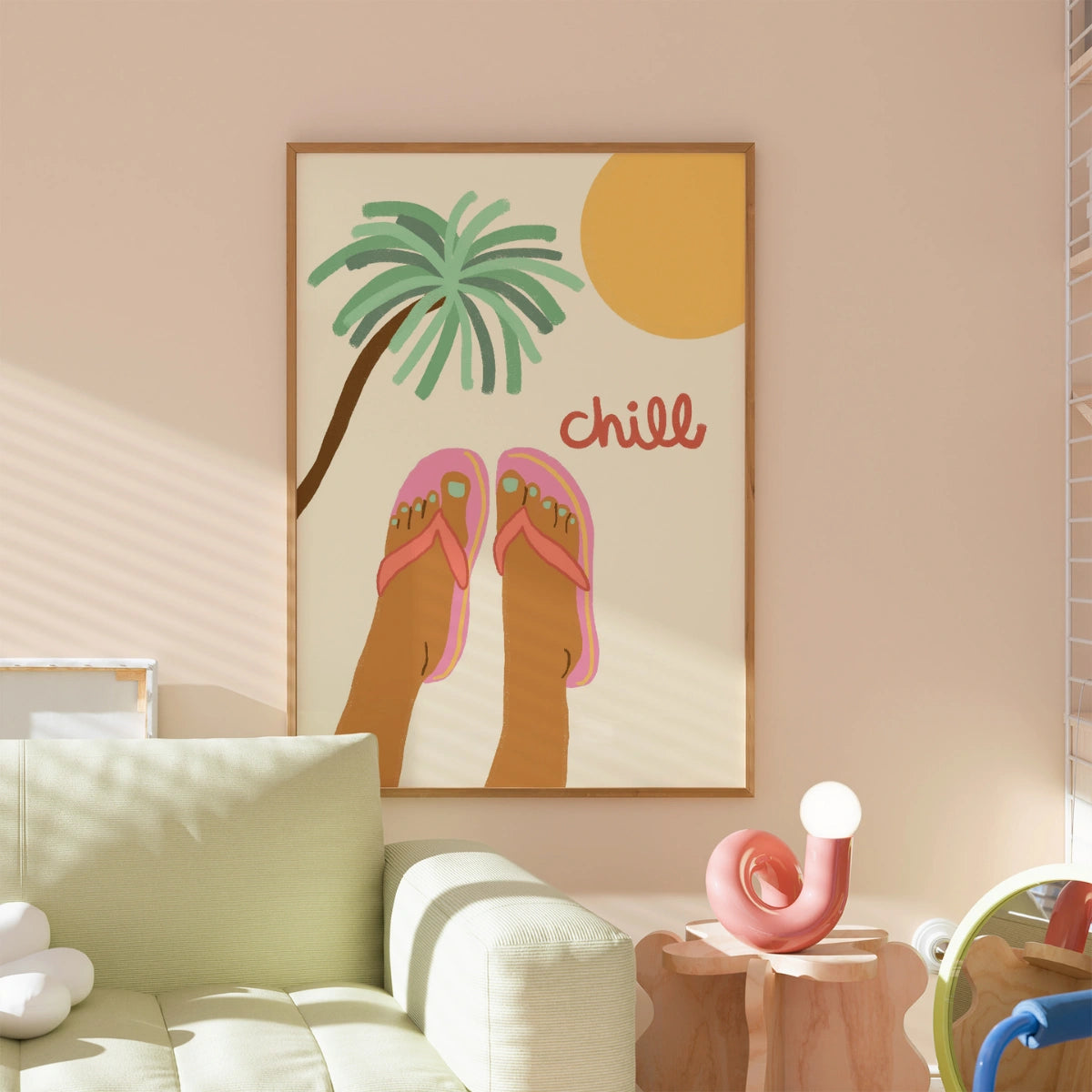 Chill Print – Summer Relaxation Wall Art