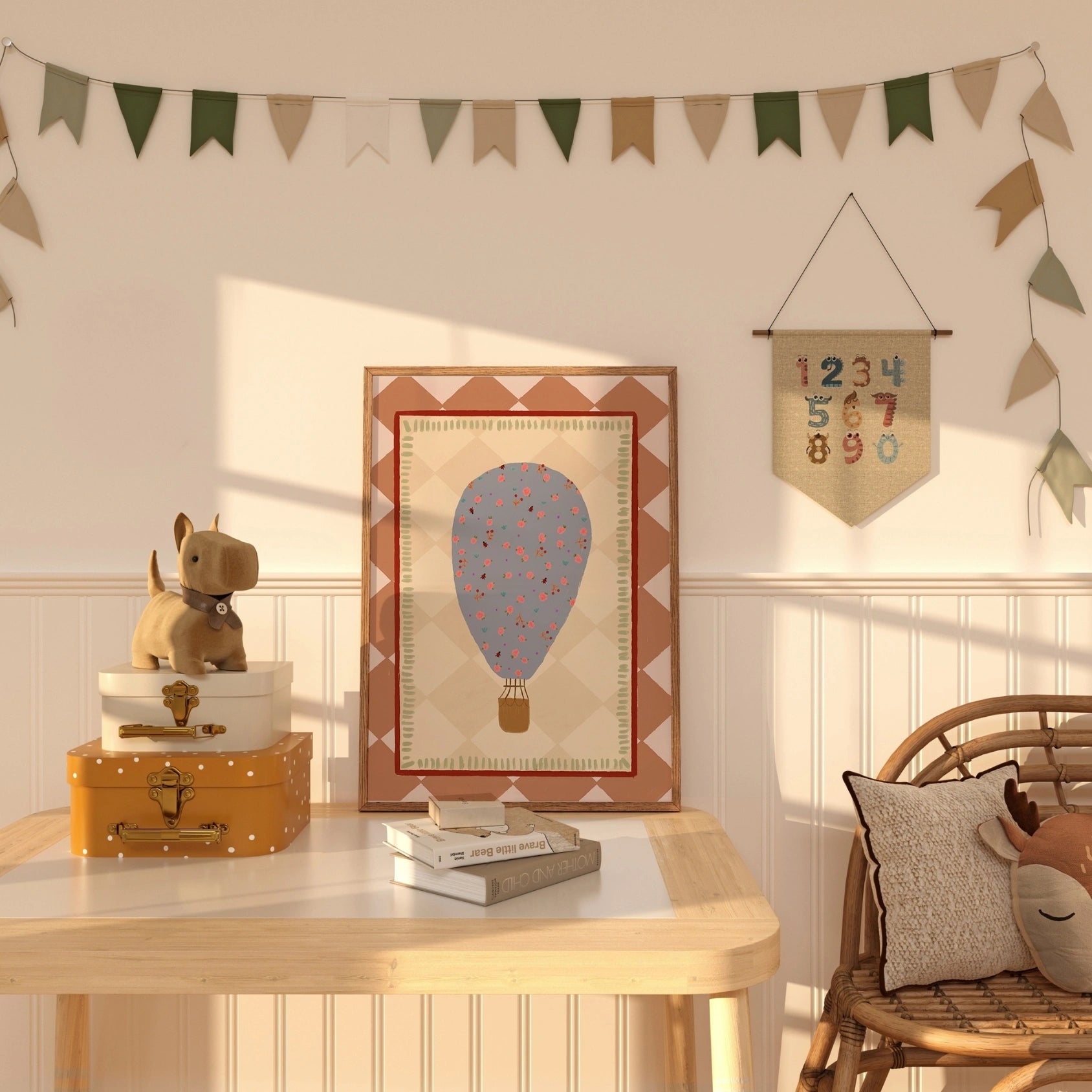 Floral Hot Air Balloon