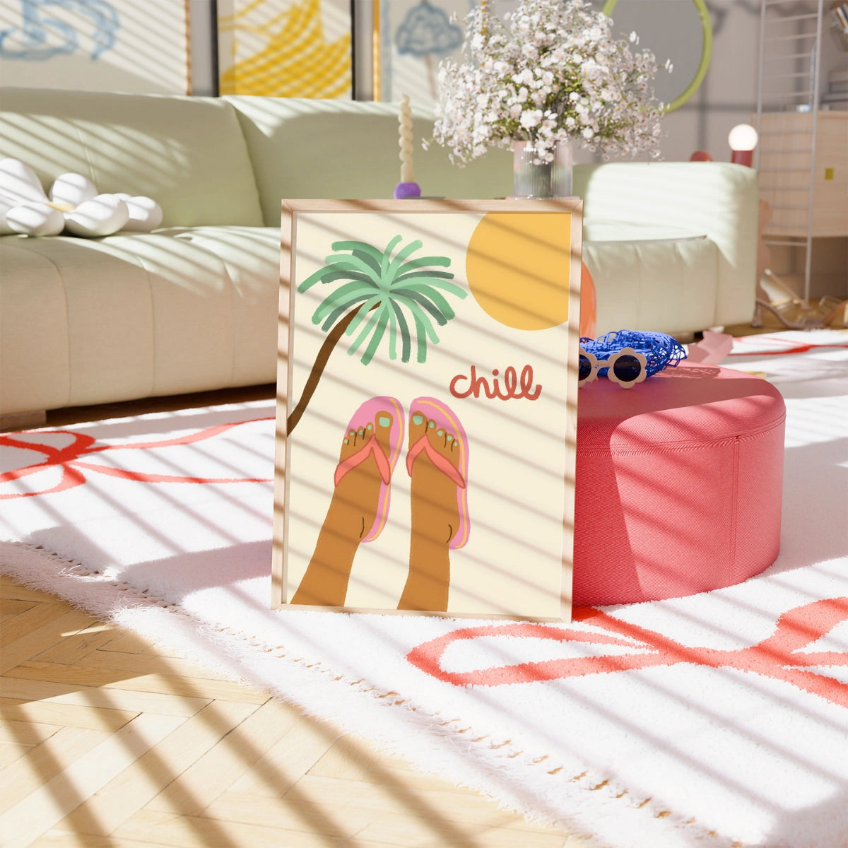 Chill Print – Summer Relaxation Wall Art