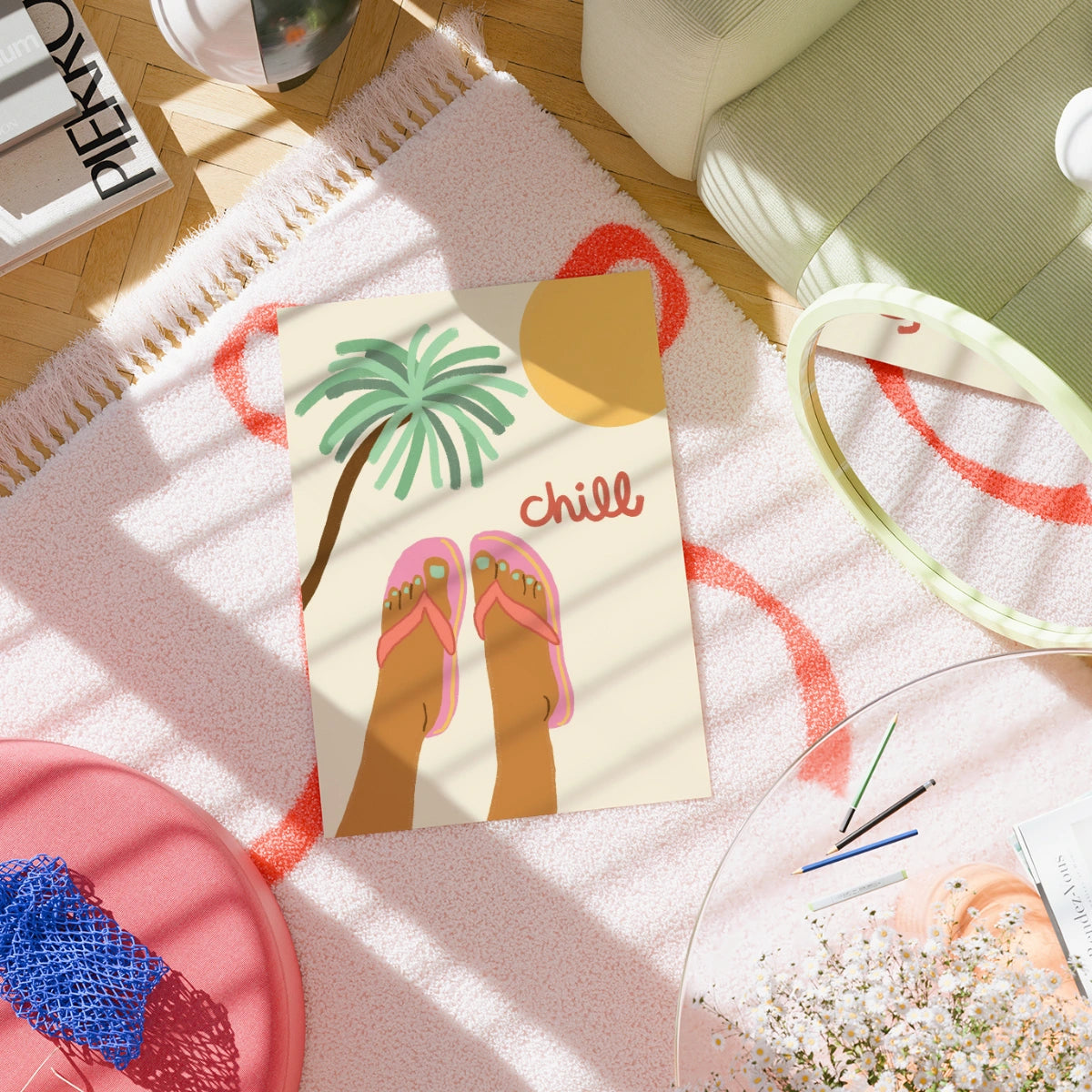 Chill Print – Summer Relaxation Wall Art