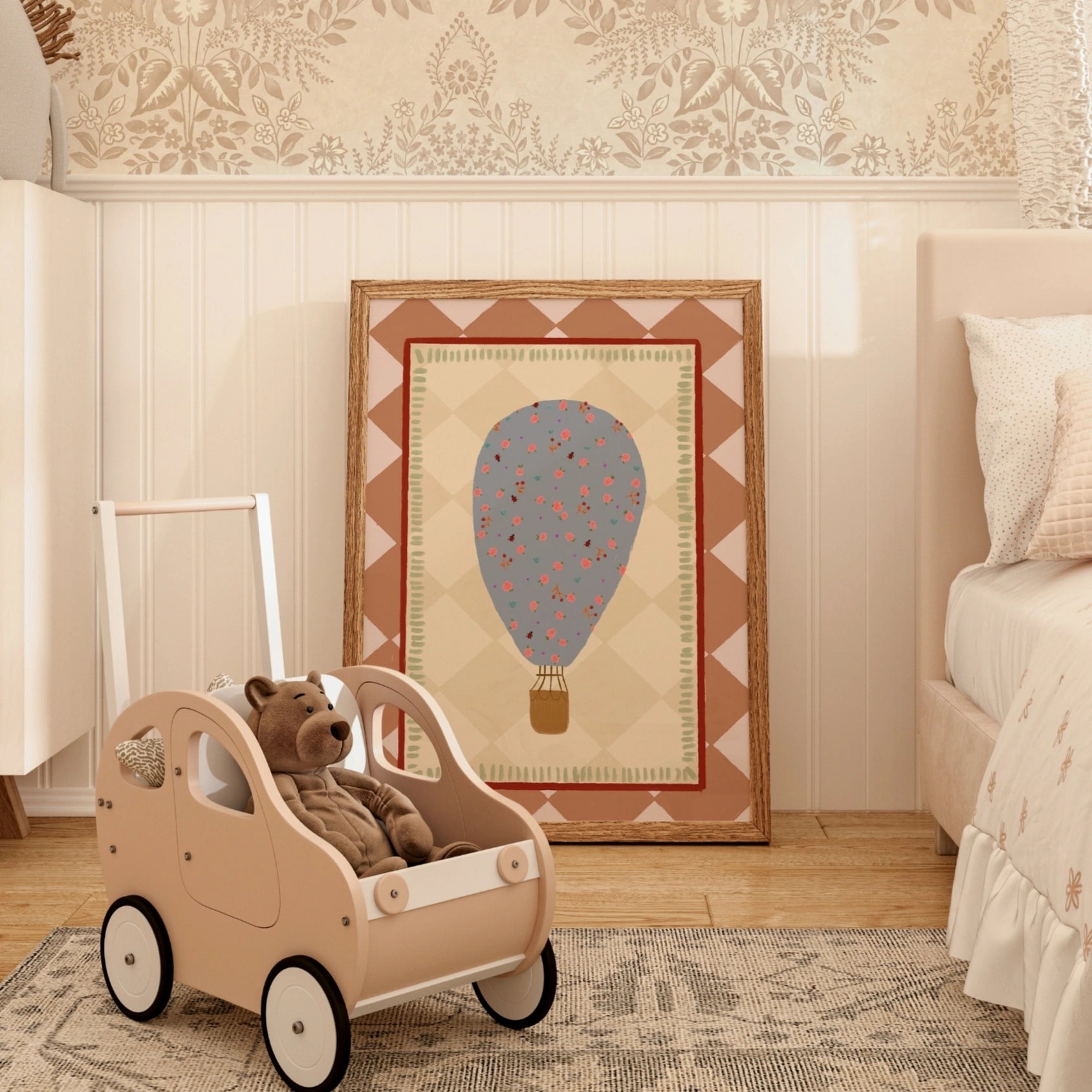 Floral Hot Air Balloon