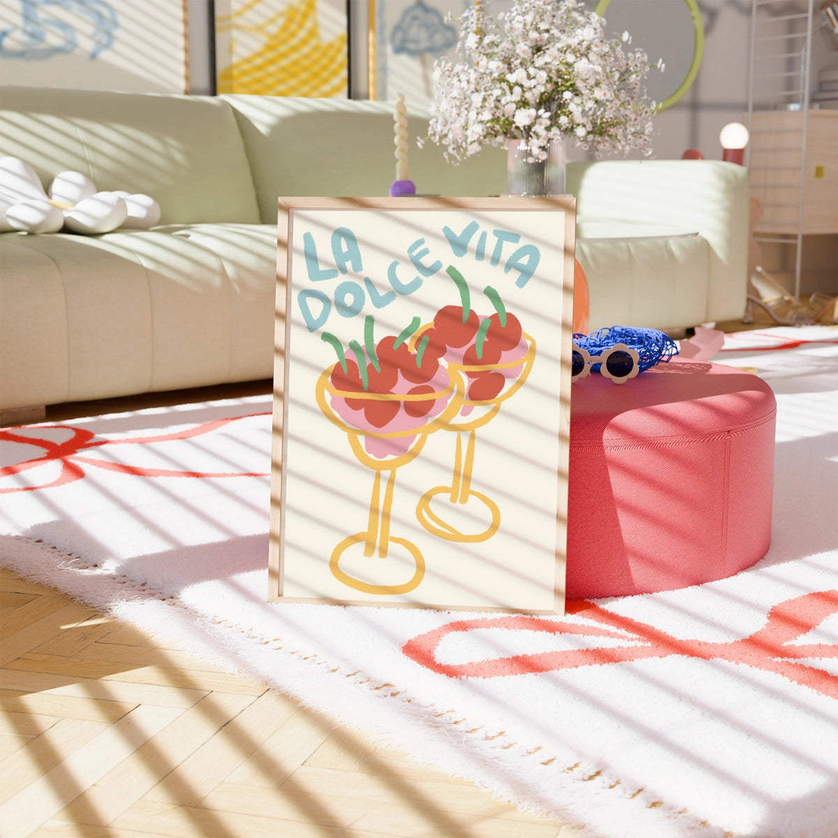 La Dolce Vita Print – Italian Summer Cherry Art