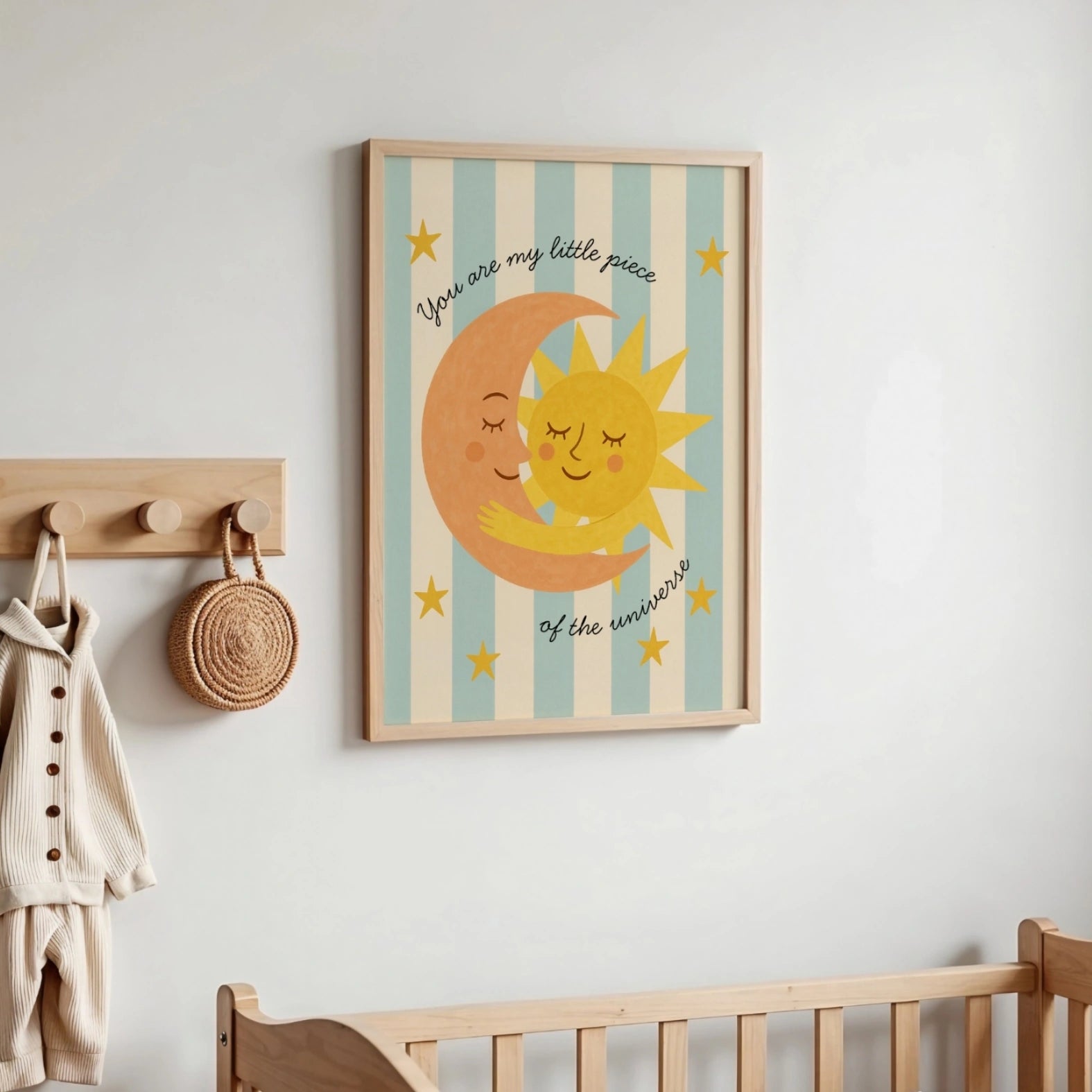 Stampa per bambini Sole e Luna