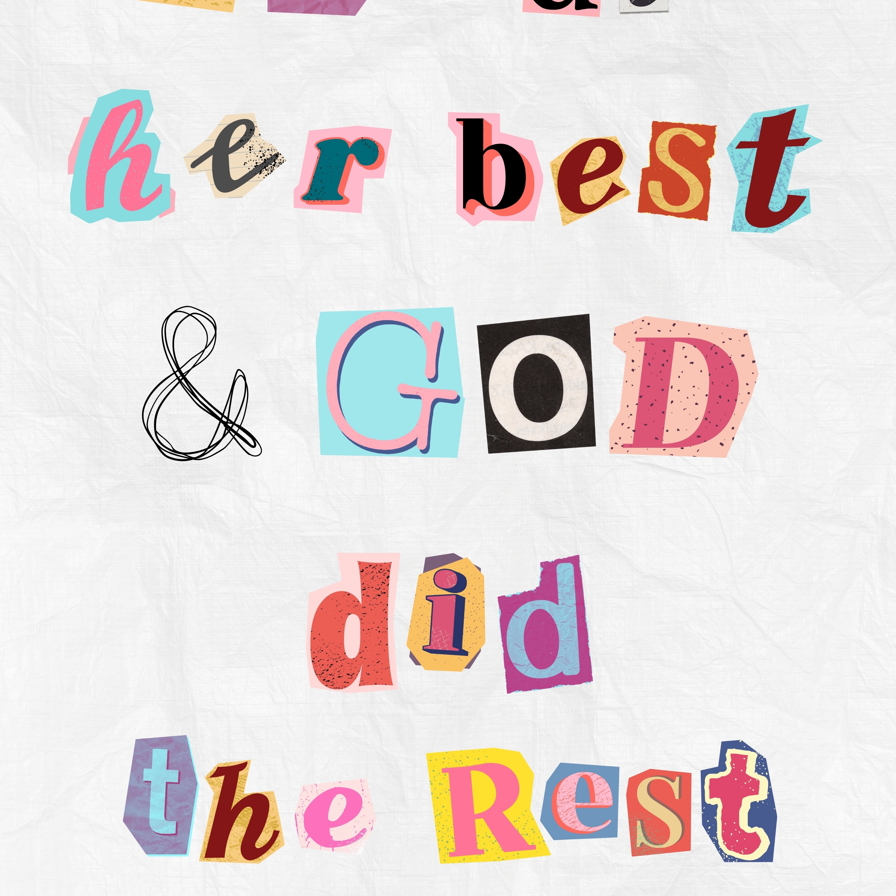 Ha fatto del suo meglio - Stampa motivazionale cristiana