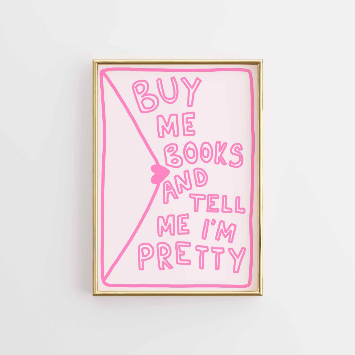 Buy Me Books  – Cute Bookish Print