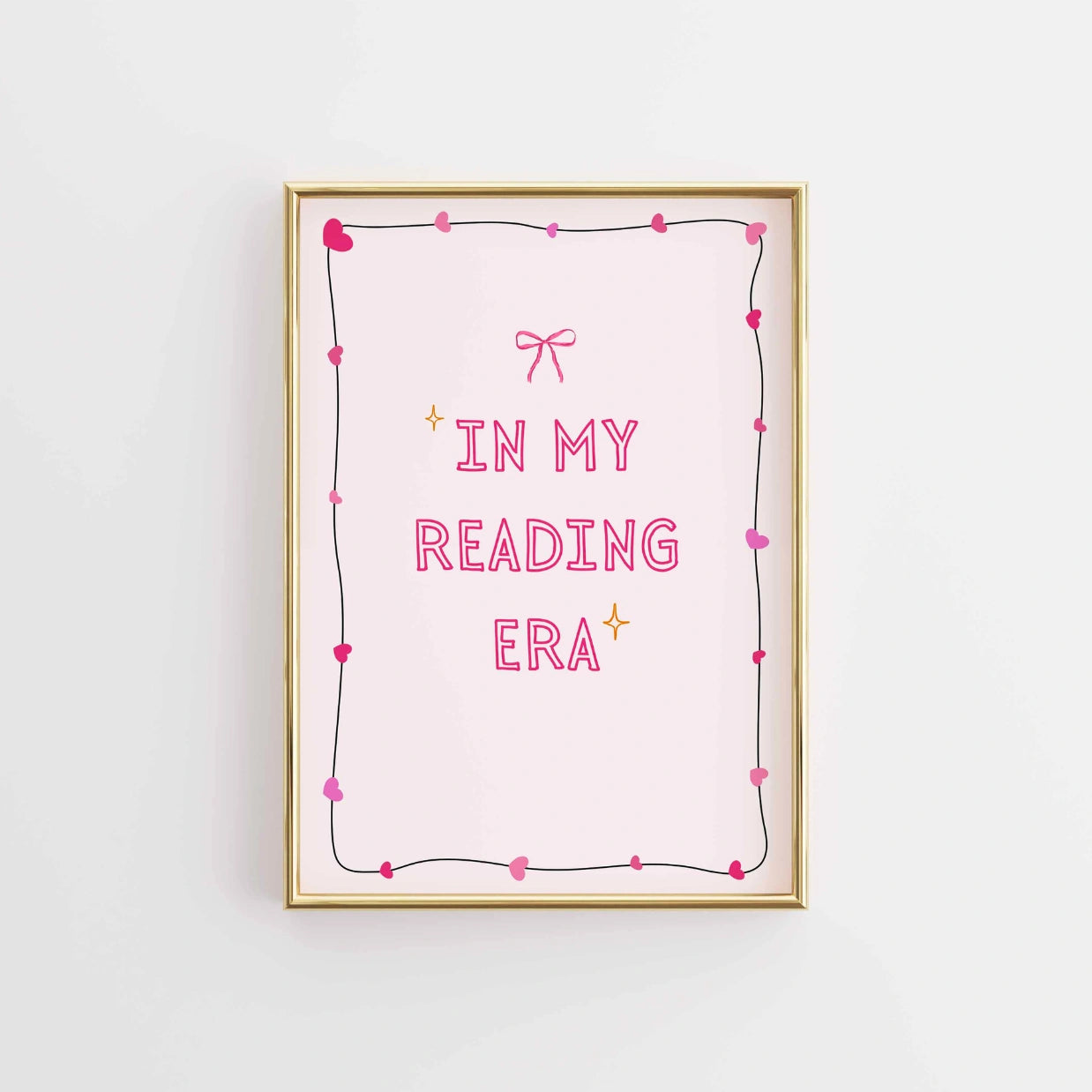 In meiner Lesephase – Rosa Preppy-Print