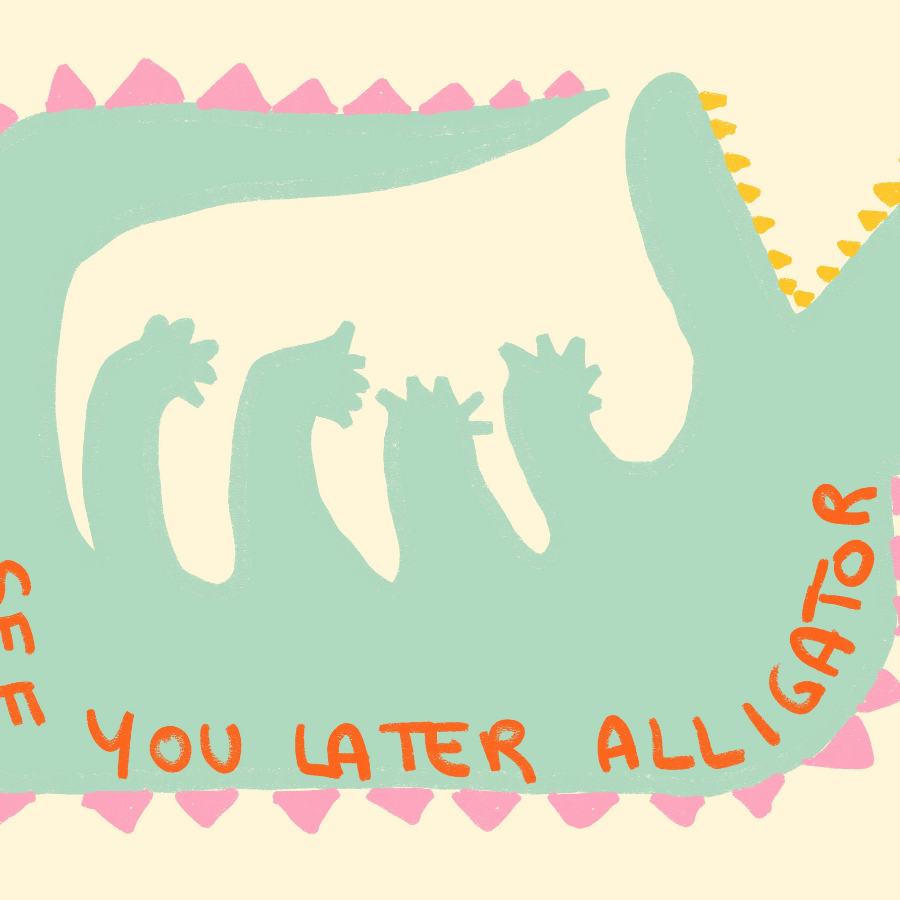 See You Later Alligator – Fun Kids Wall Art