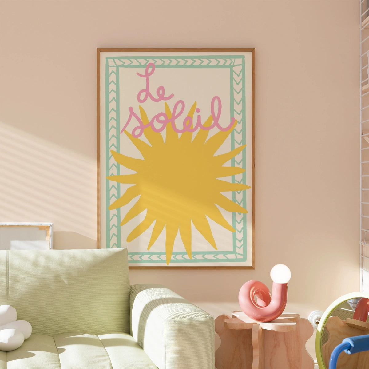 Le Soleil Print – Wandbild „Französische Sommersonne“