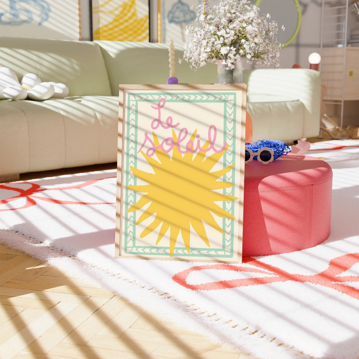 Le Soleil Print – Wandbild „Französische Sommersonne“