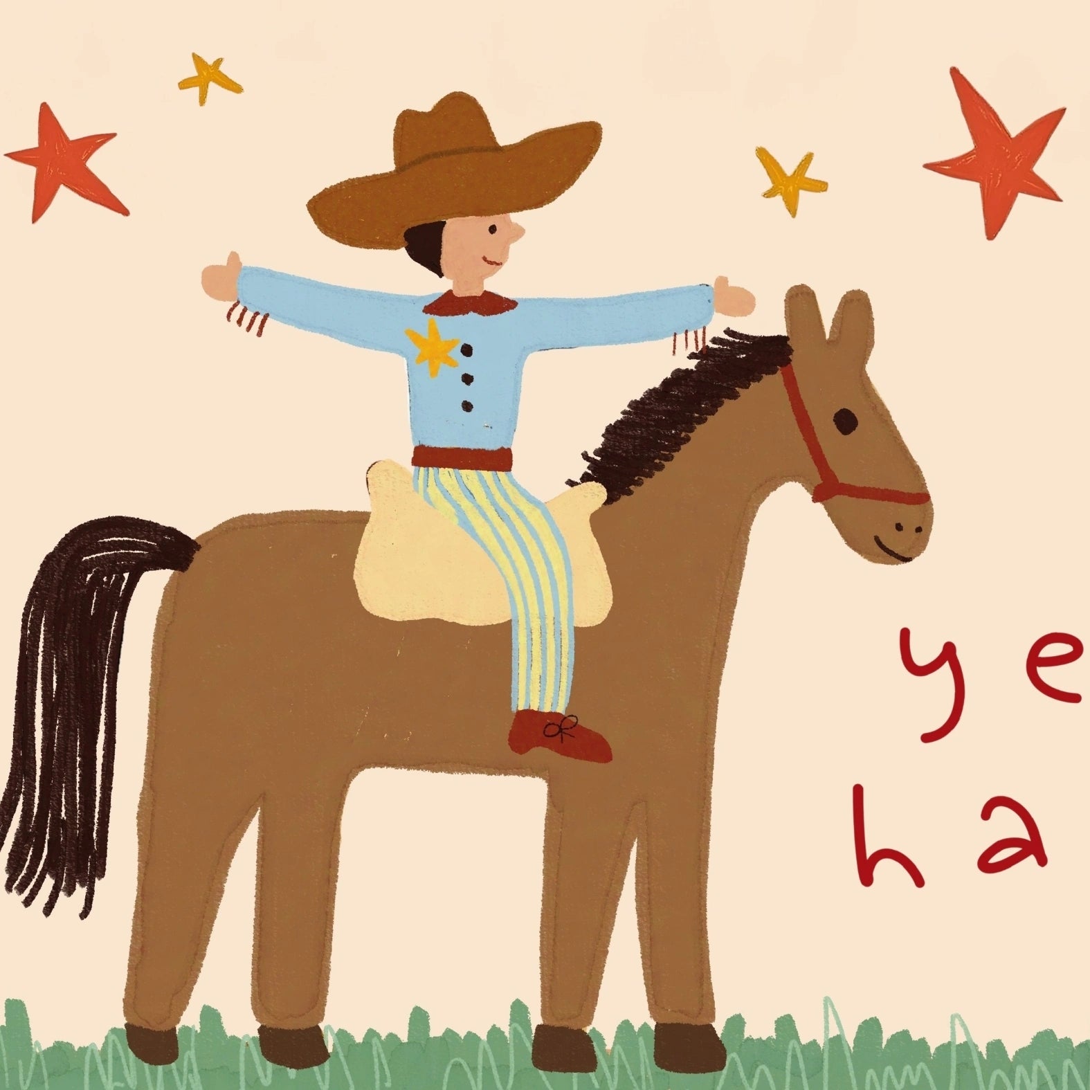 Western Kids Wall Art