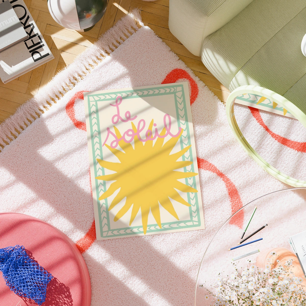 Le Soleil Print – Wandbild „Französische Sommersonne“