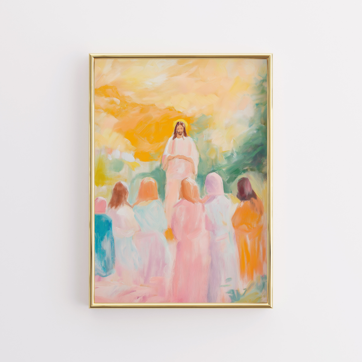 Jesus and Women – Feminine Christian Wall Art