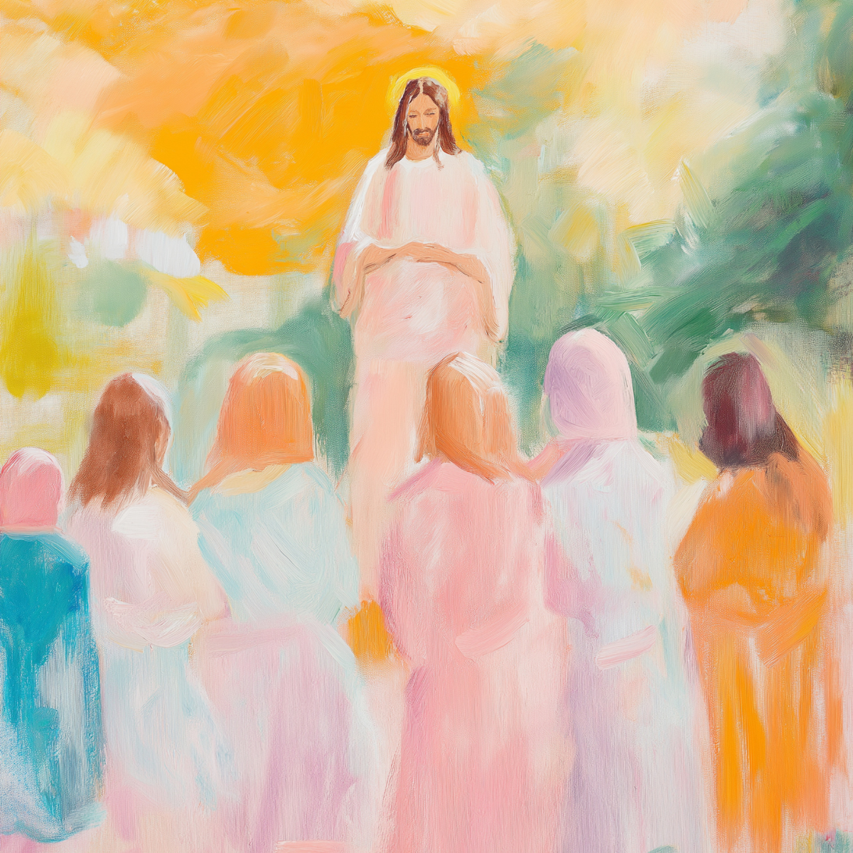 Jesus und Frauen – Feminine christliche Wandkunst