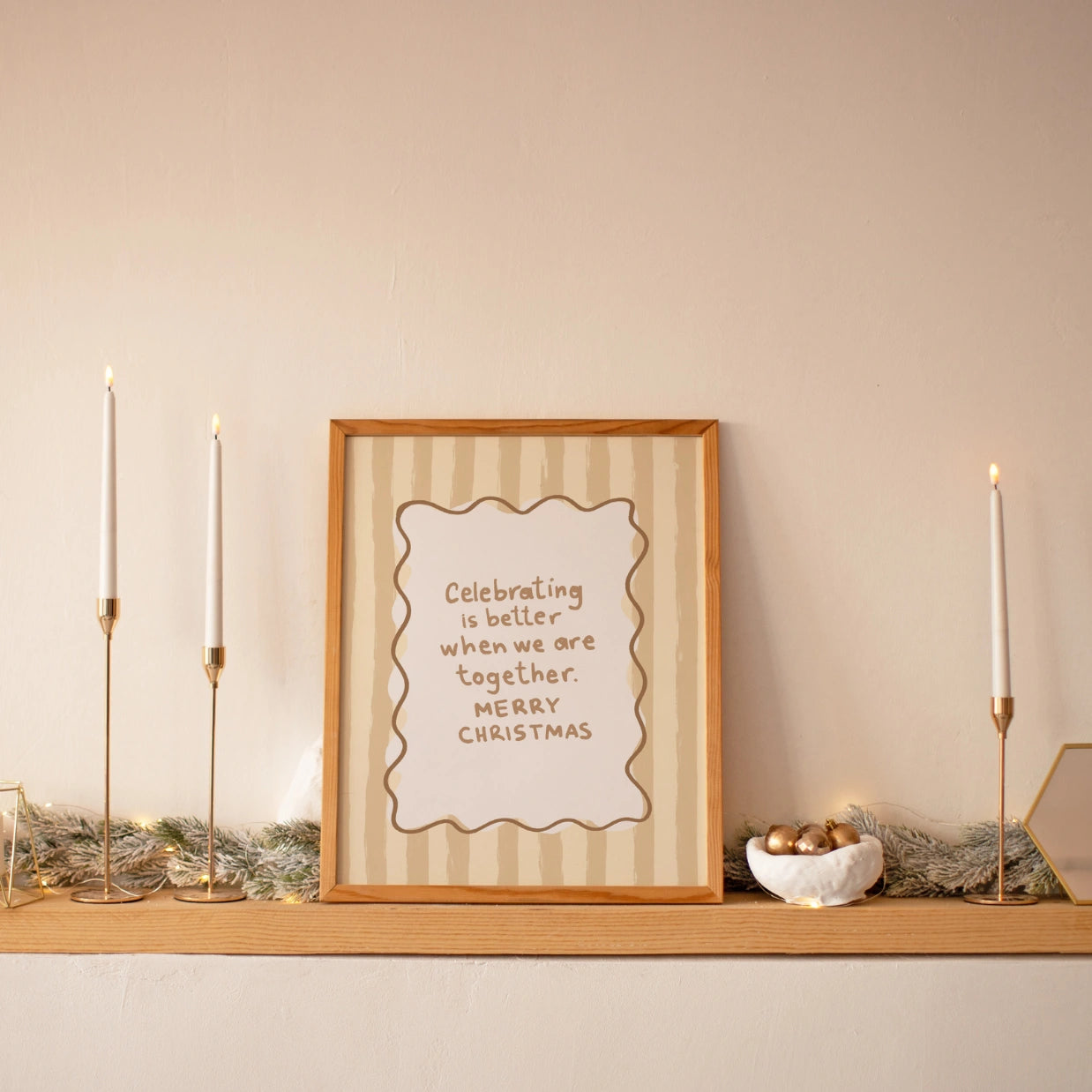 Cozy Holiday Quote Print