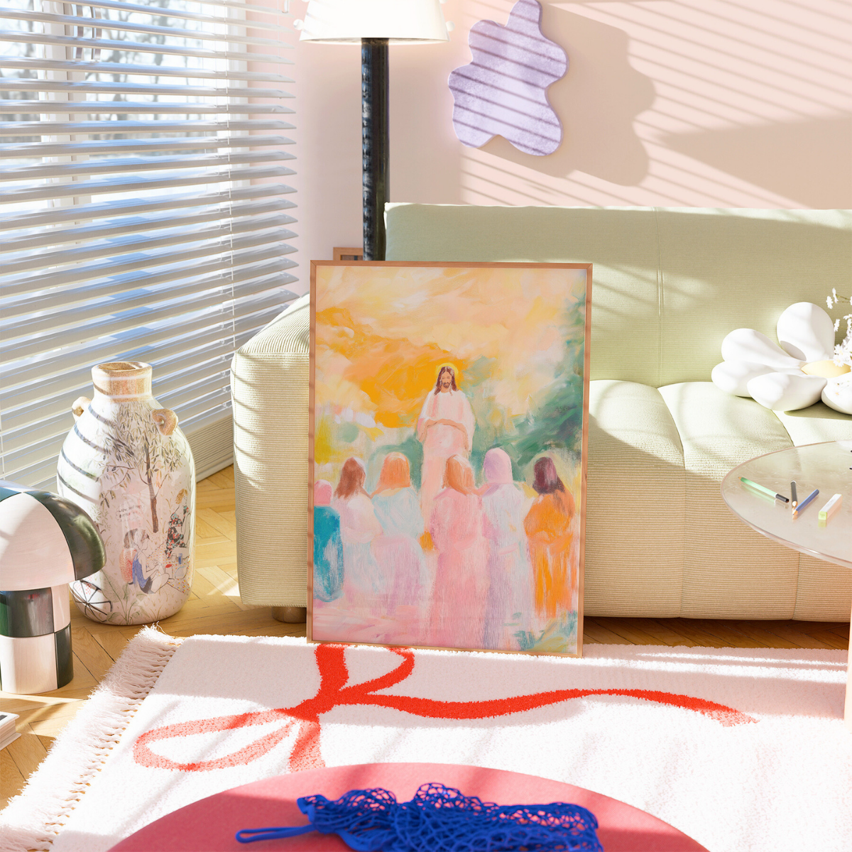 Jesus und Frauen – Feminine christliche Wandkunst