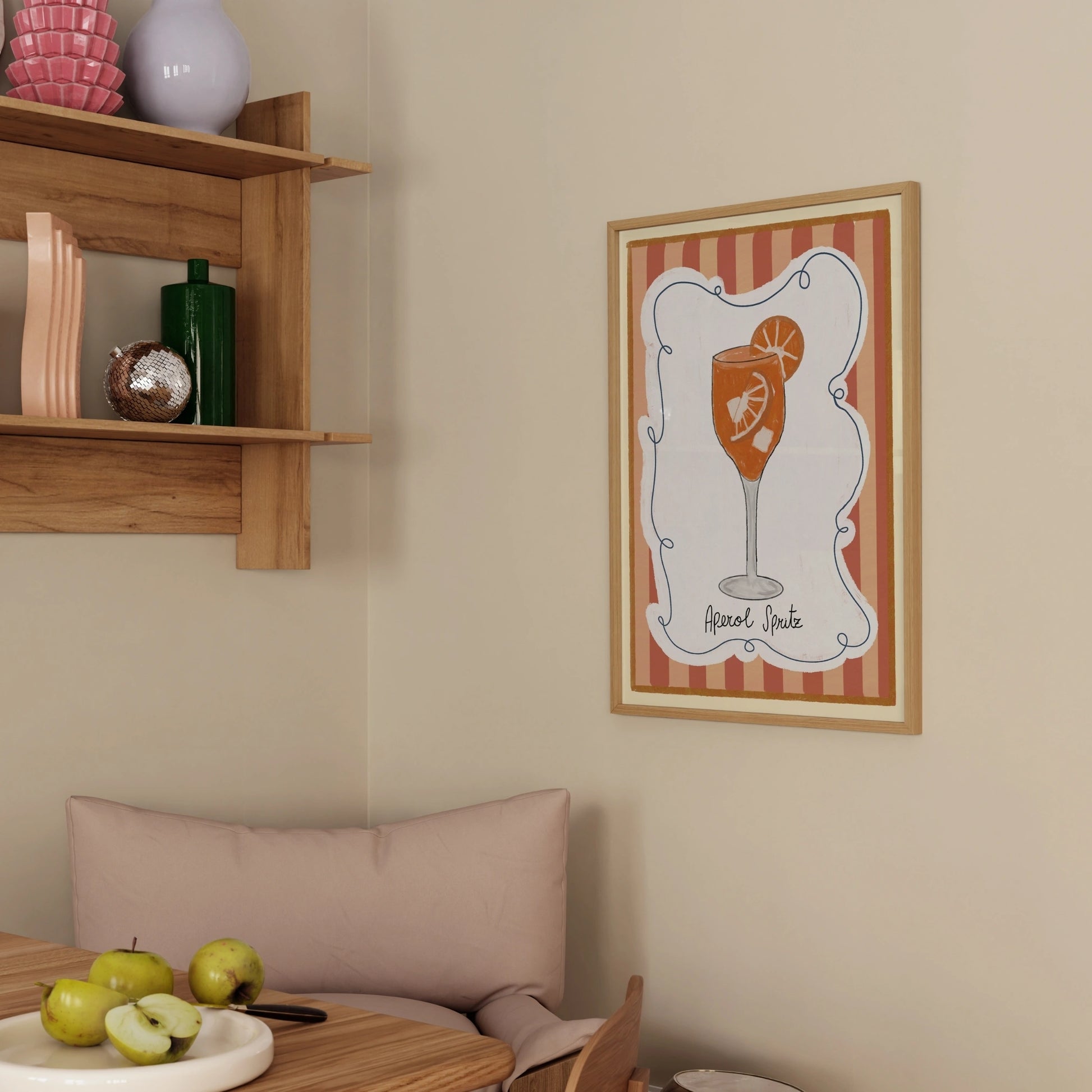 Aperol Spritz Cocktail Wall Art