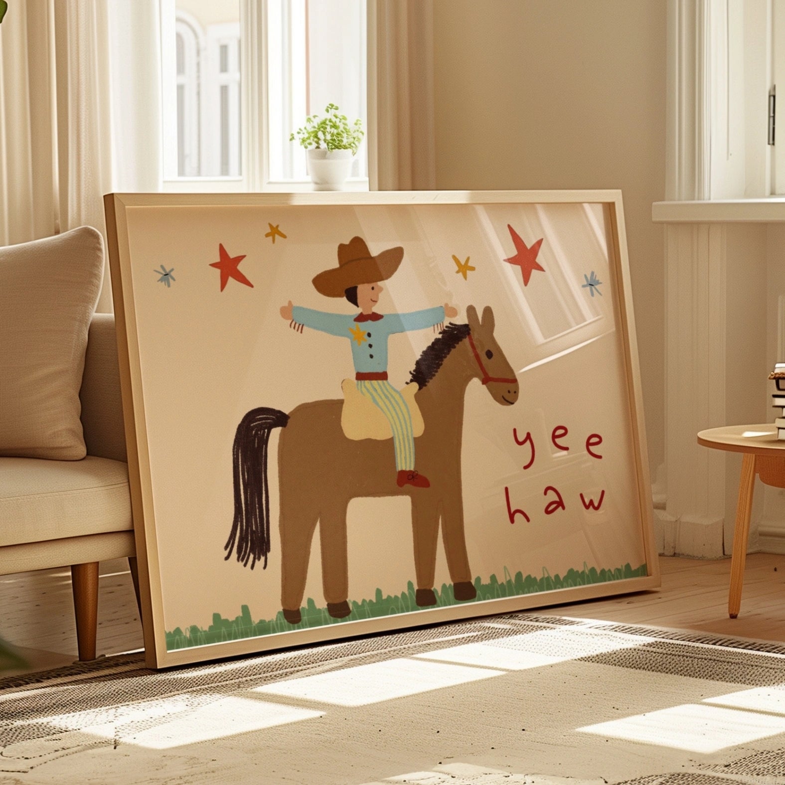 Western Kids Wall Art