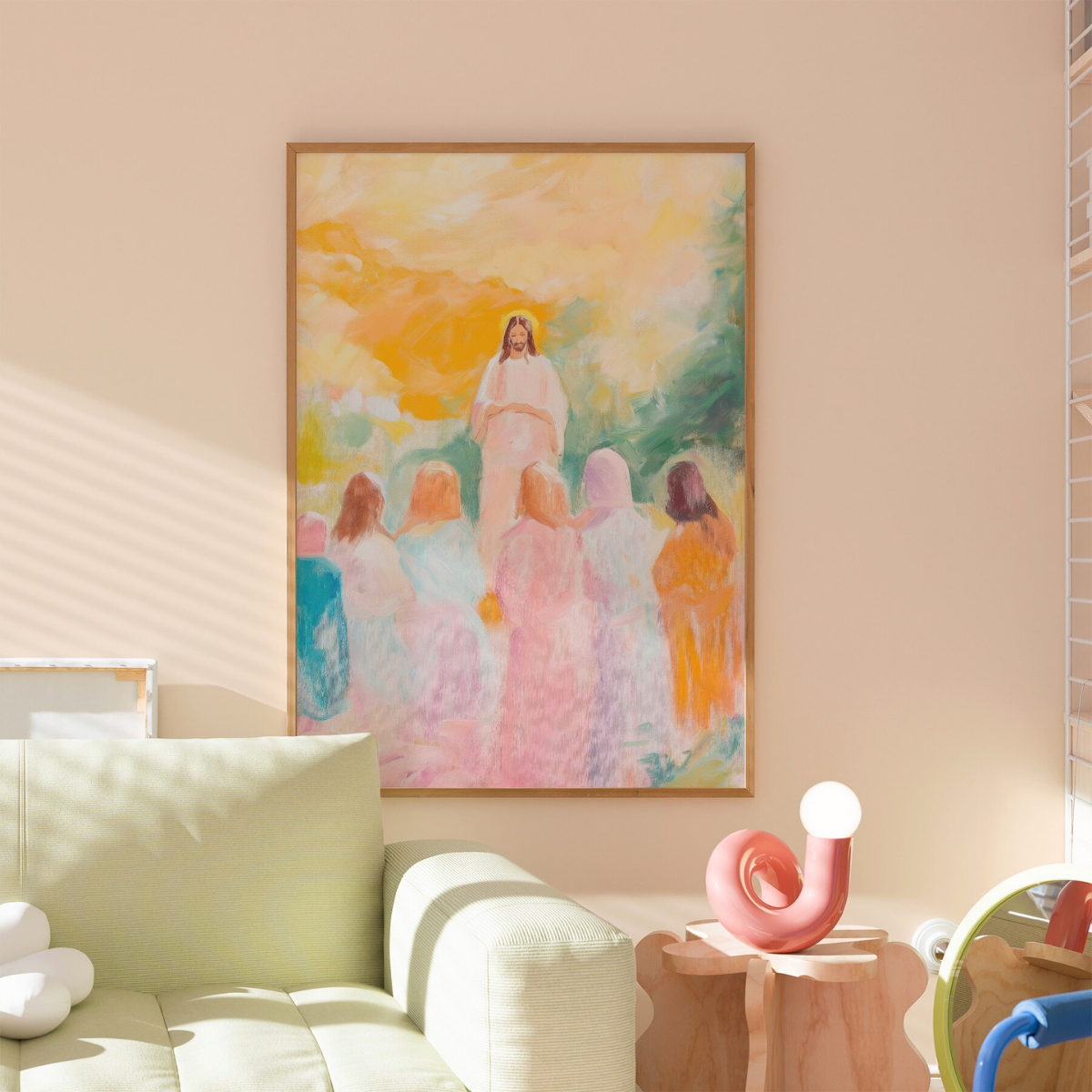 Jesus und Frauen – Feminine christliche Wandkunst