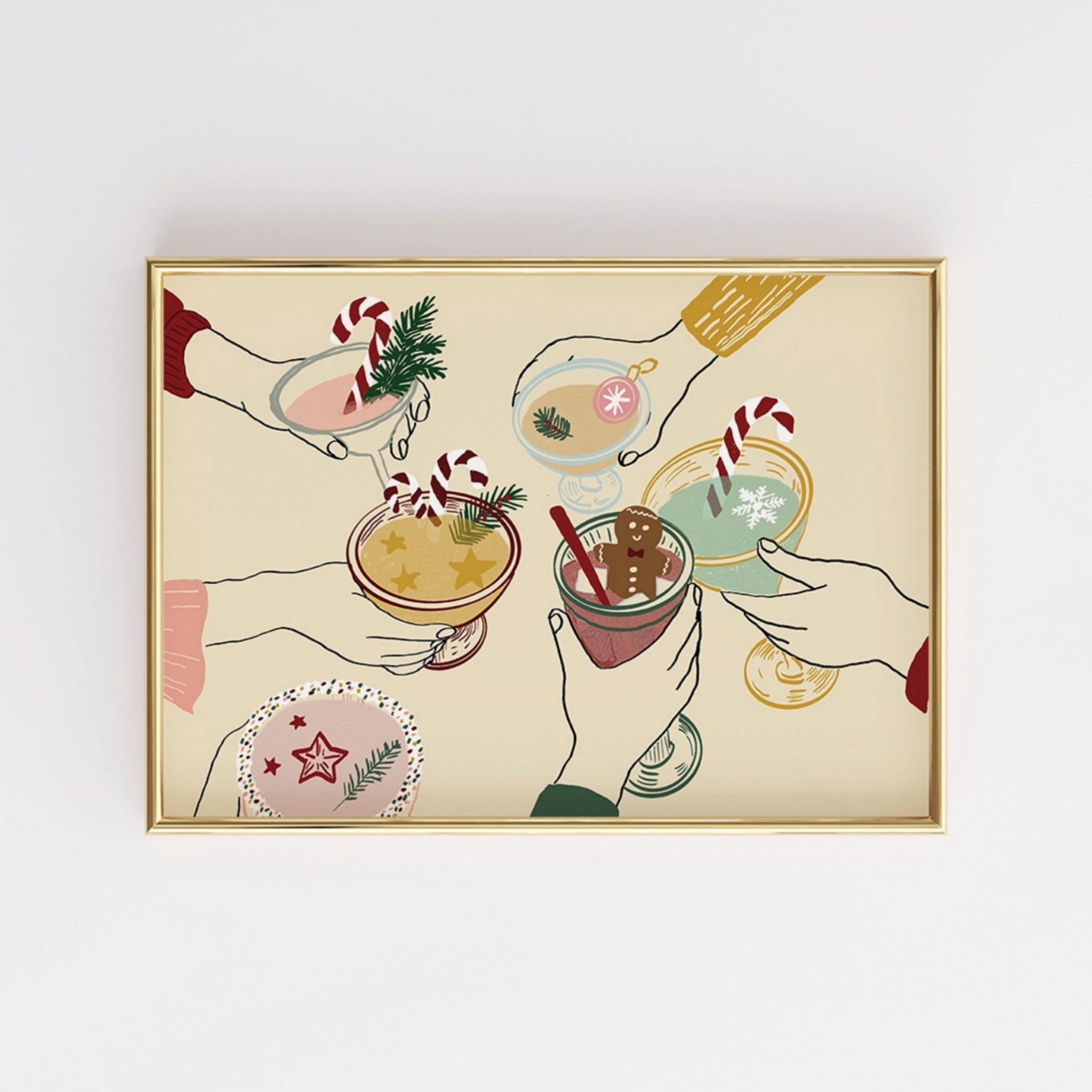 Christmas Cocktail Print
