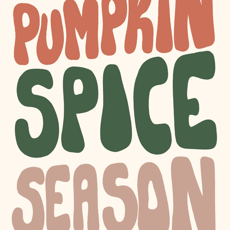 Pumpkin Spice Wall Art – Autumn Kitchen Decor