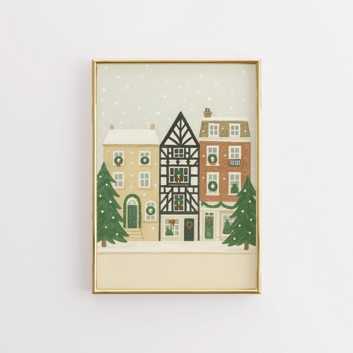 Christmas Village Wall Art