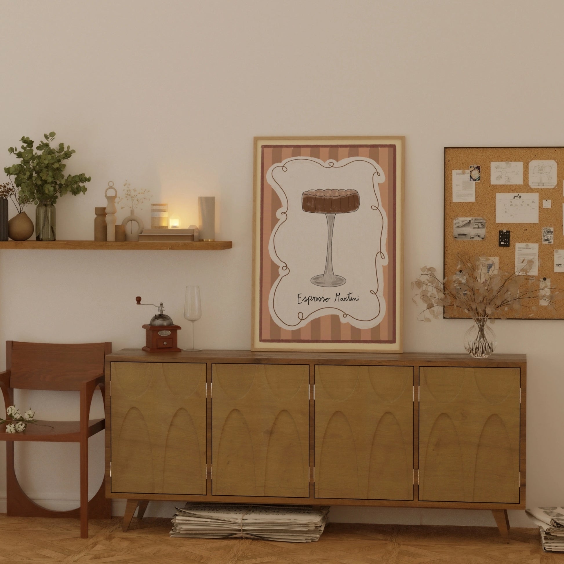 Espresso Martini Cocktail Wall Art