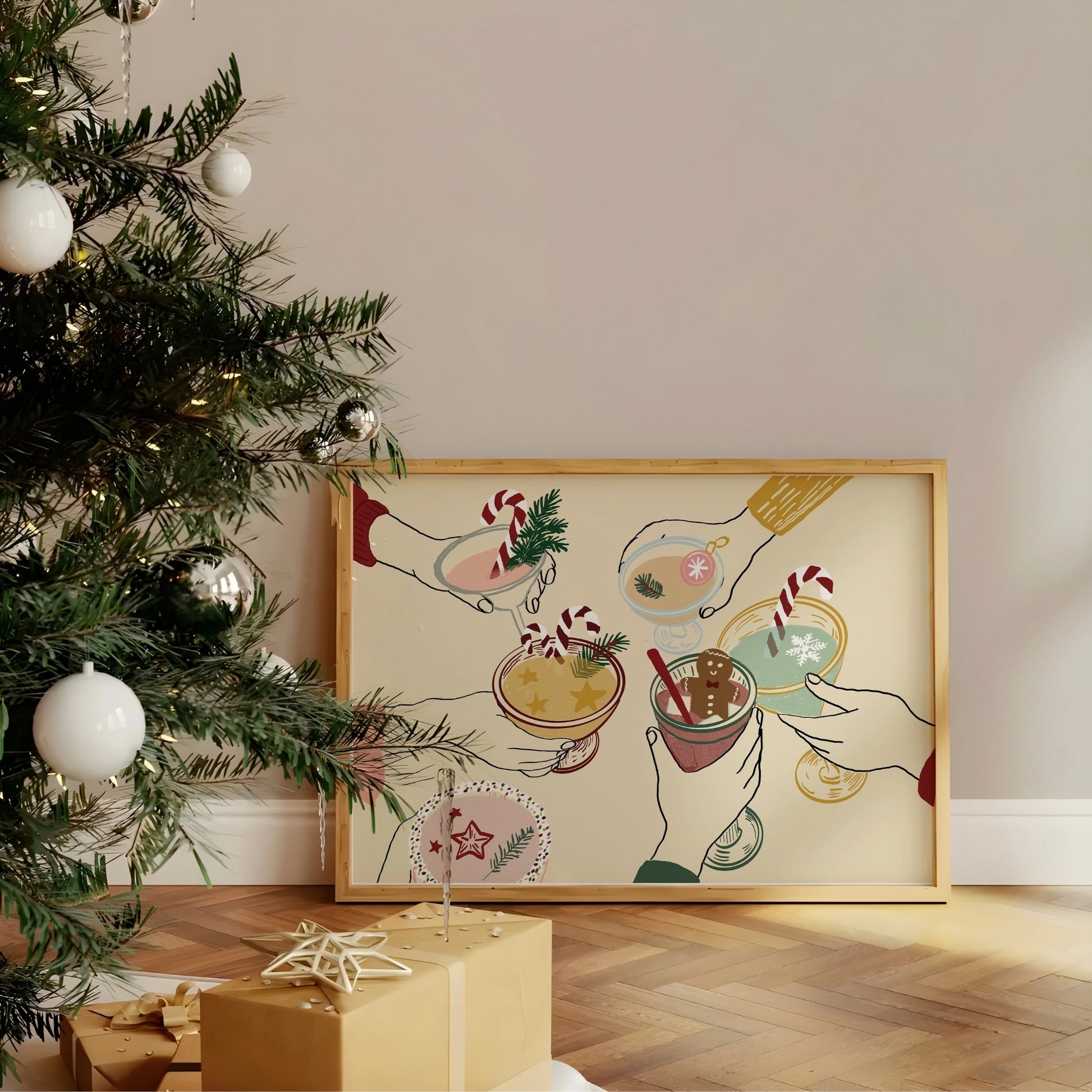 Christmas Cocktail Print