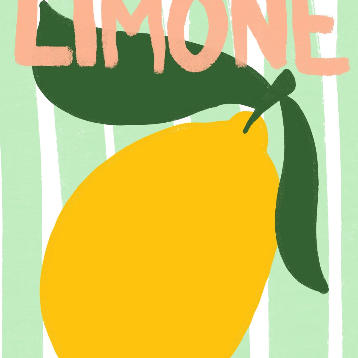 Lemon Market Print – Italian Fruit Stand Wall Art