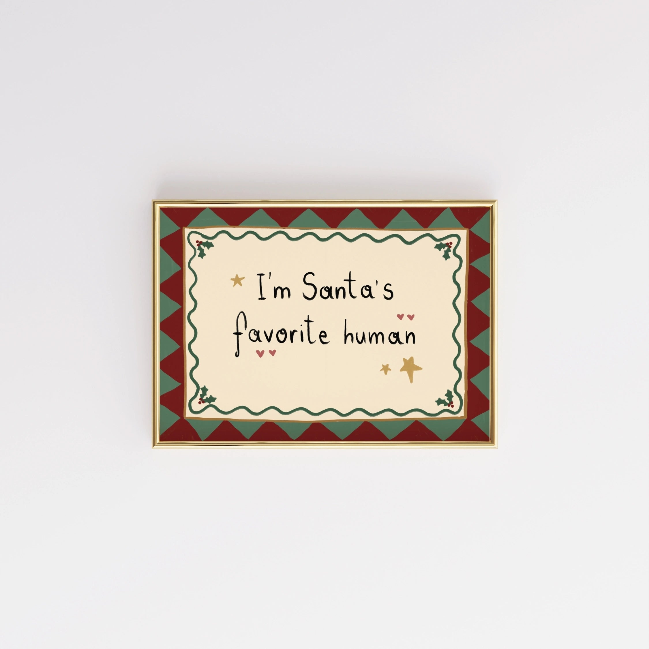 Hand-Drawn Folk Holiday Decor