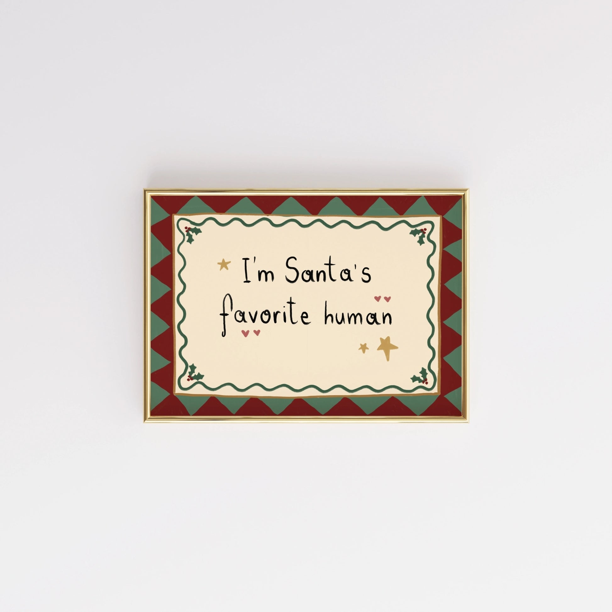 Decorazioni natalizie popolari disegnate a mano