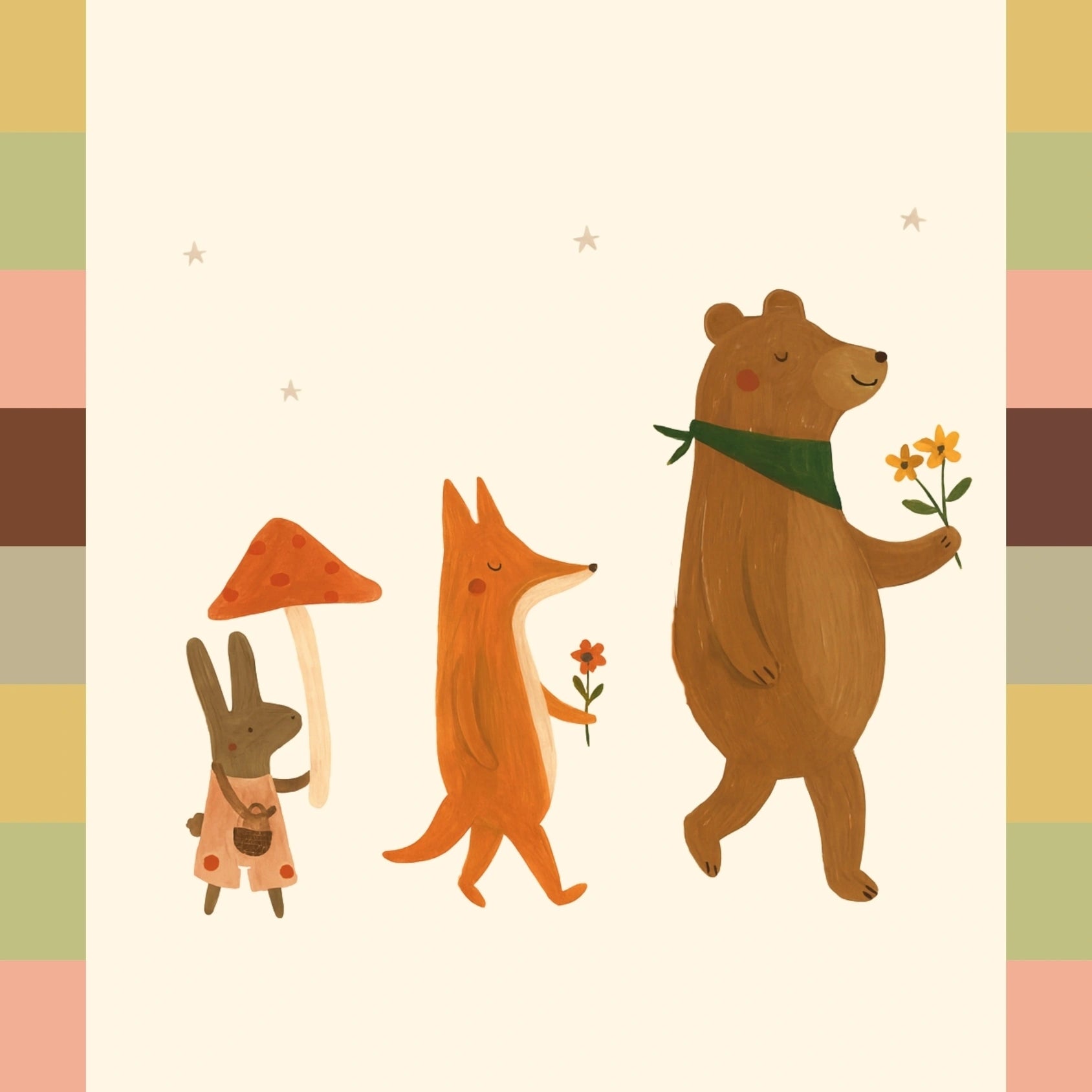 Woodland Friends Print