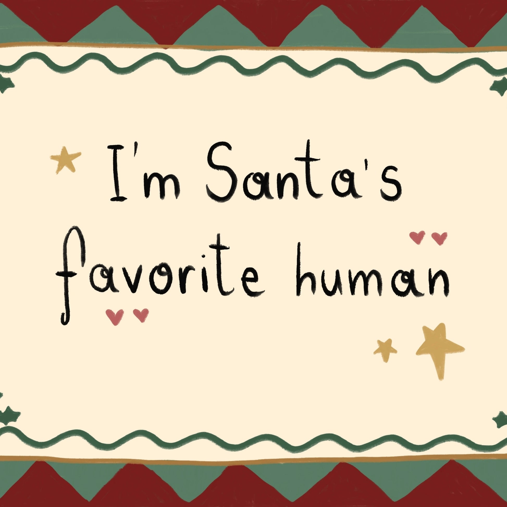 Decorazioni natalizie popolari disegnate a mano