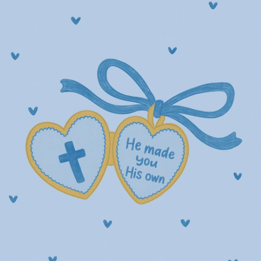 He Made You His Own Wall Art – Bible Inspired Quote Poster