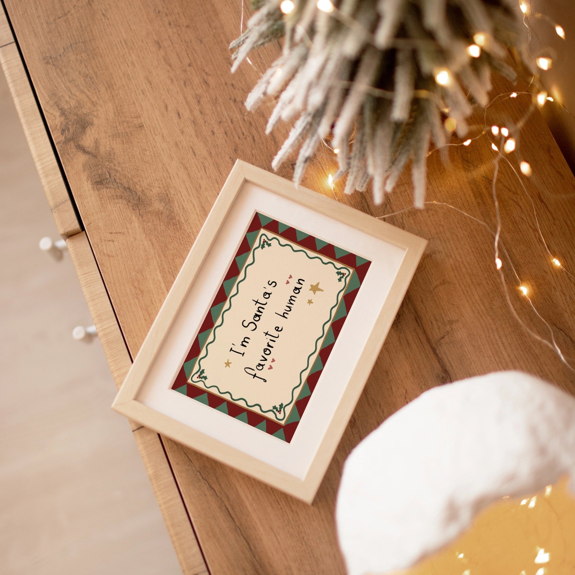 Decorazioni natalizie popolari disegnate a mano