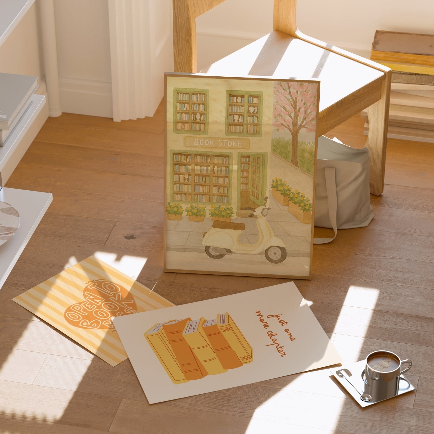 Yellow Bookish Posters