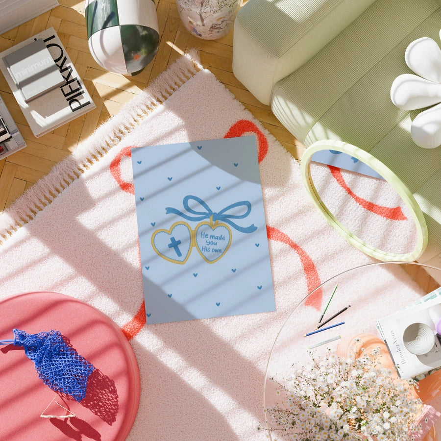 He Made You His Own Wall Art – Bible Inspired Quote Poster