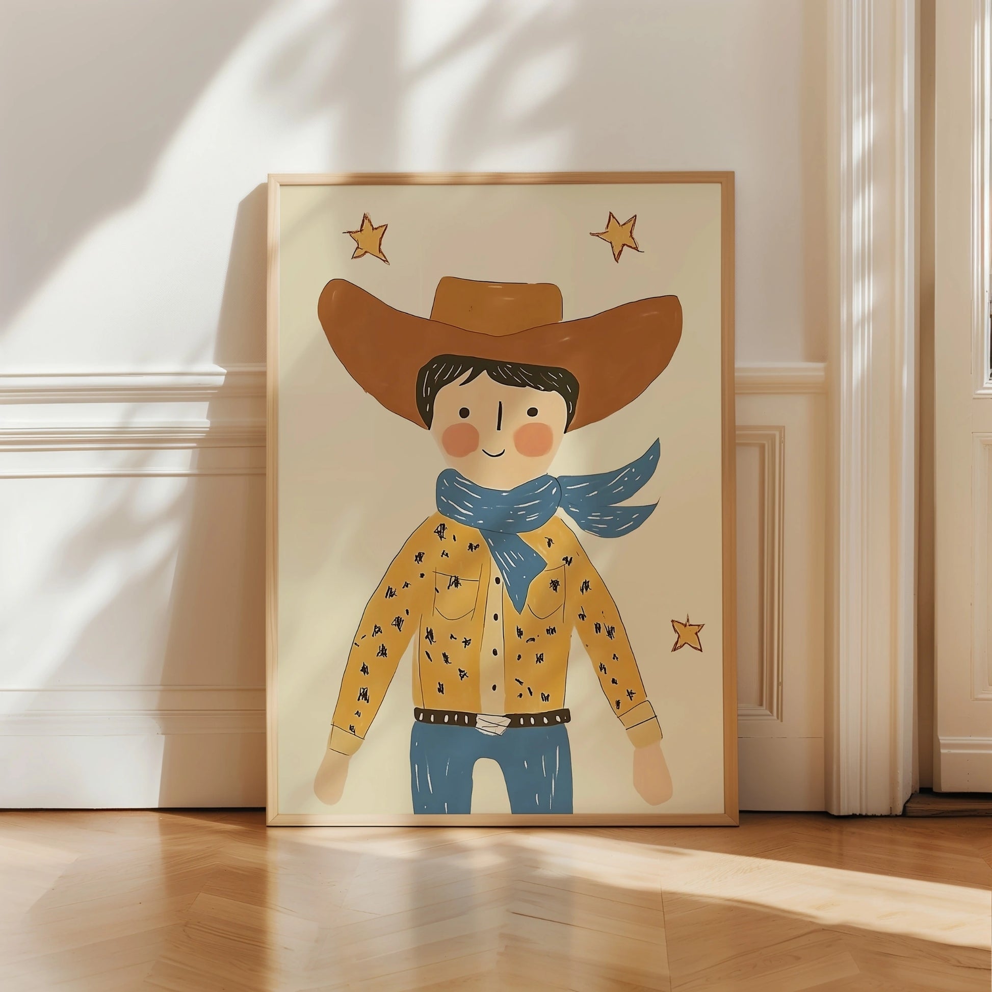 Cowboy Wall Art – Western Nursery Poster