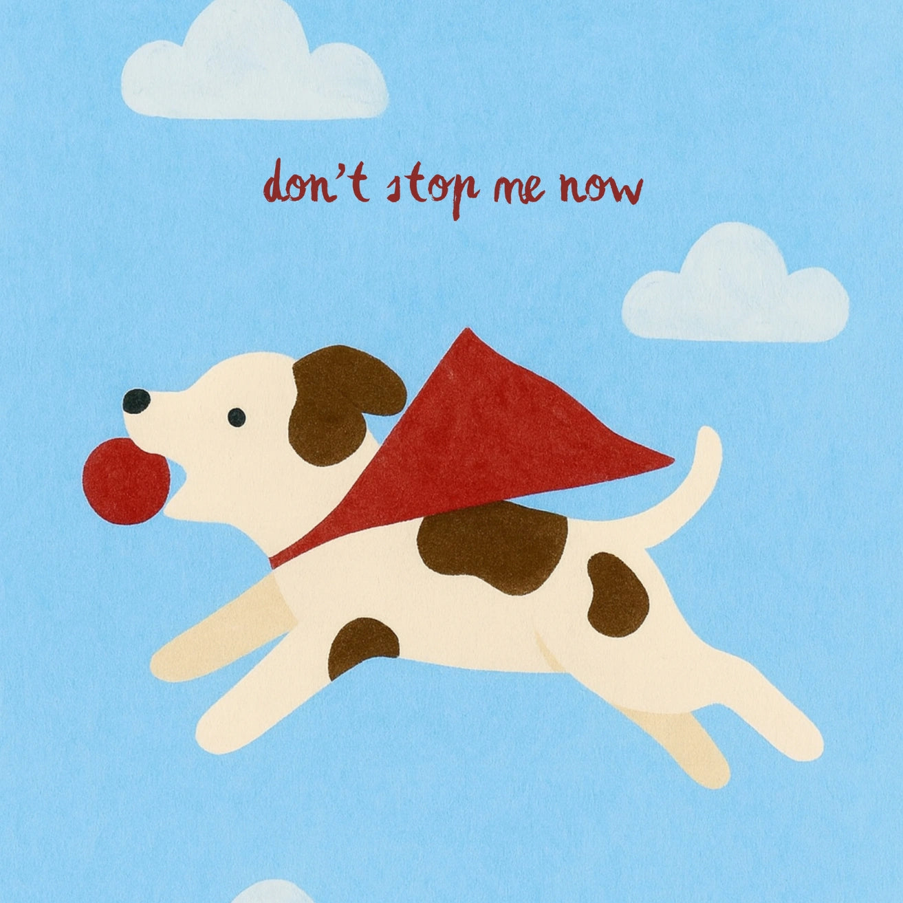 Superhero Dog Nursery Print
