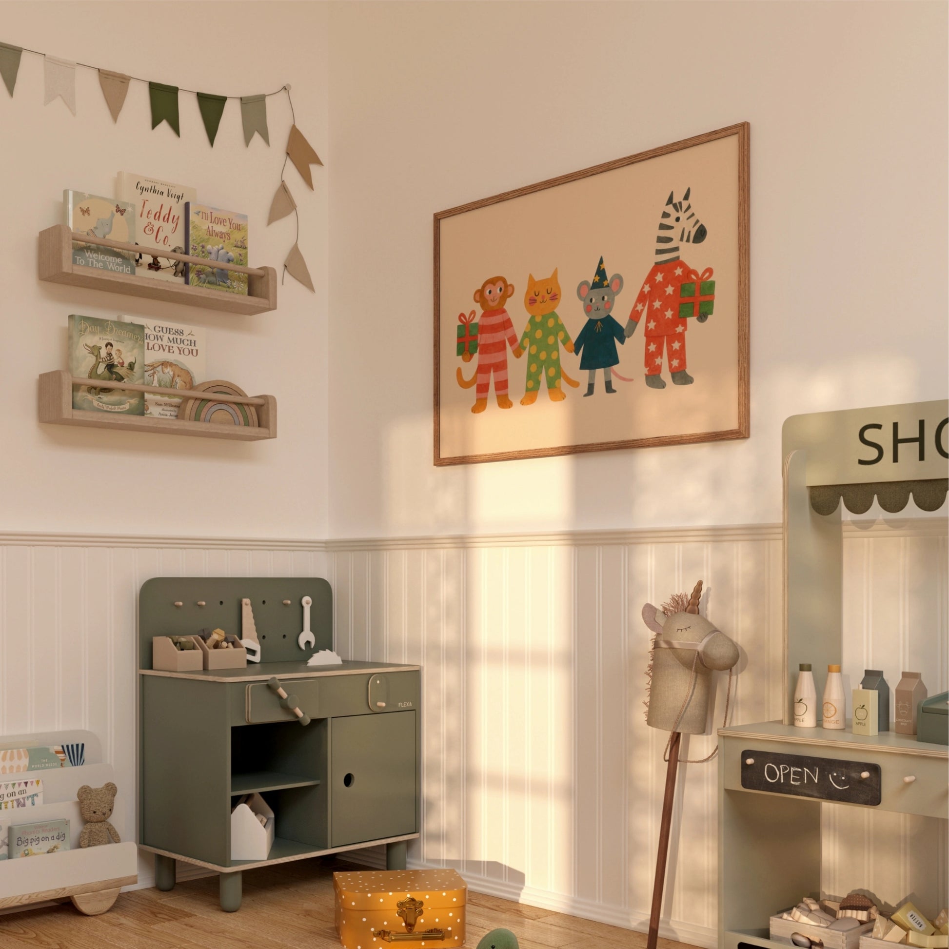 Folk Style Kids Room Decor