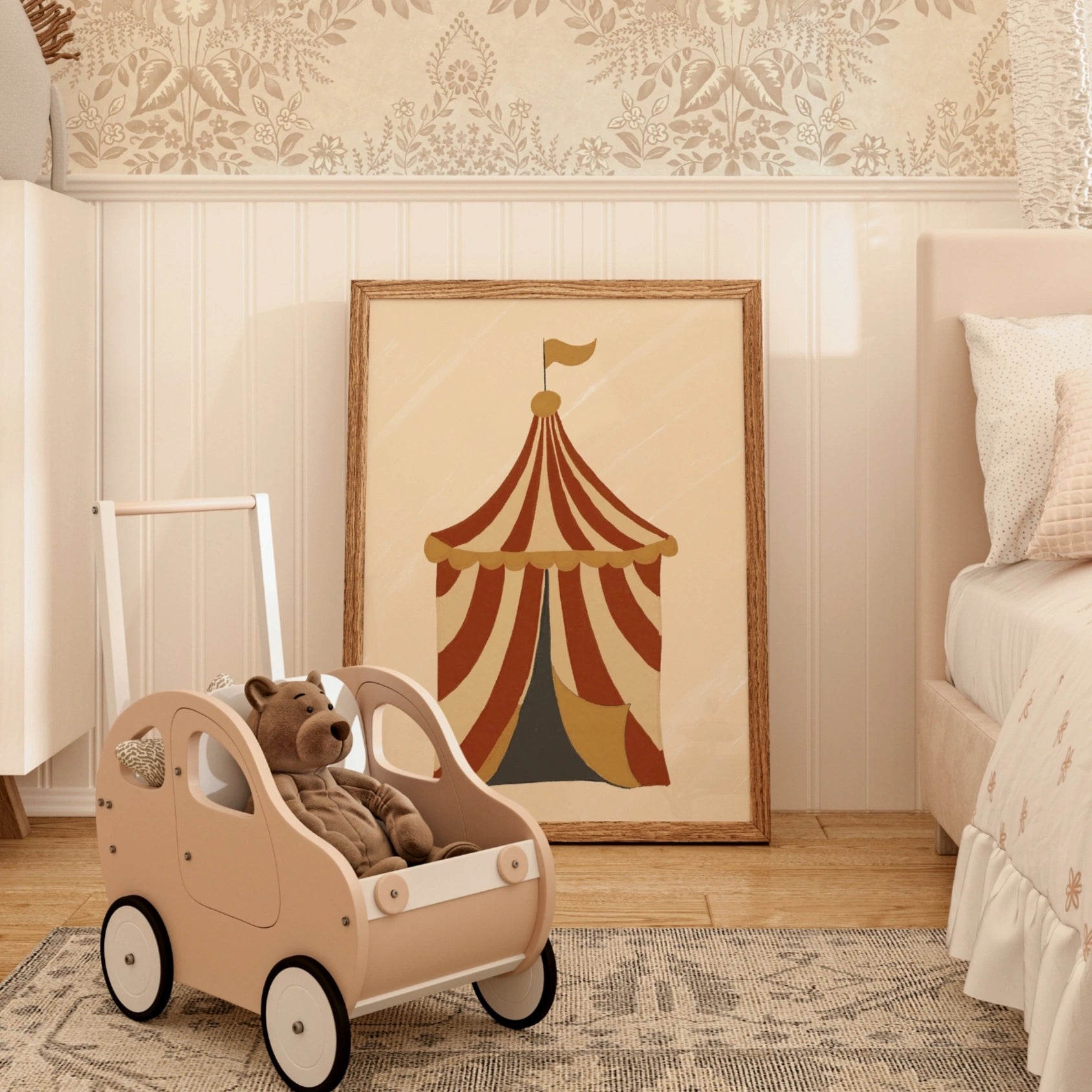 Circus Tent Nursery Print