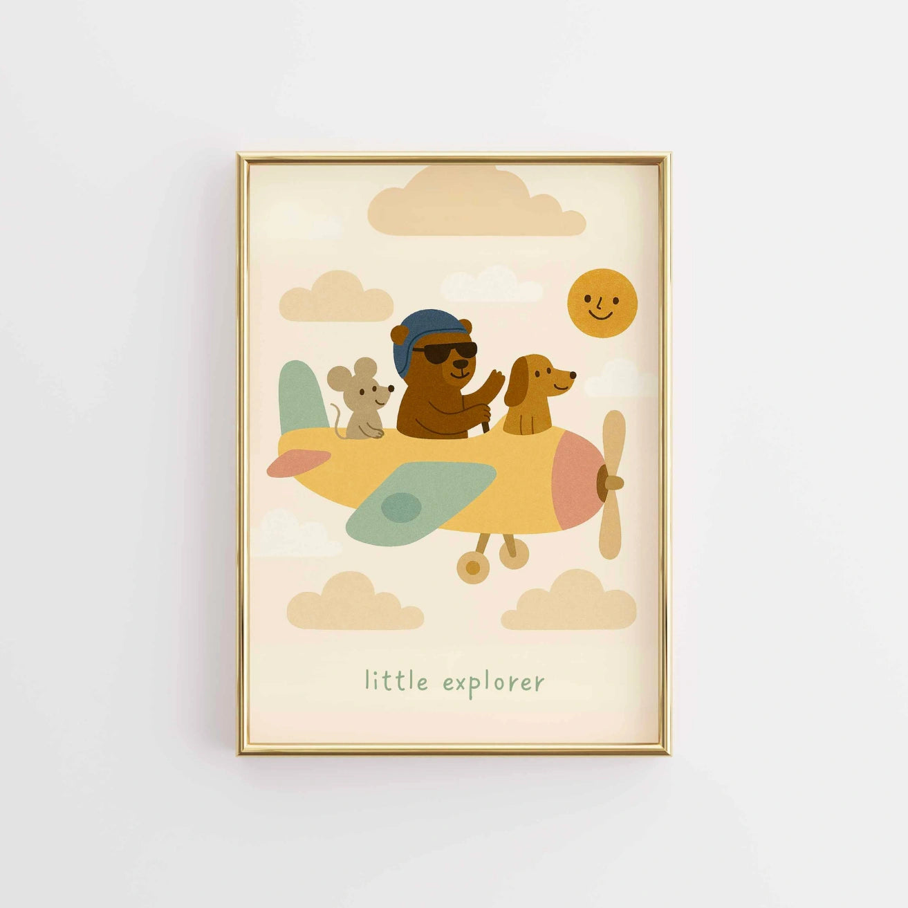 Little Explorer Nursery Print