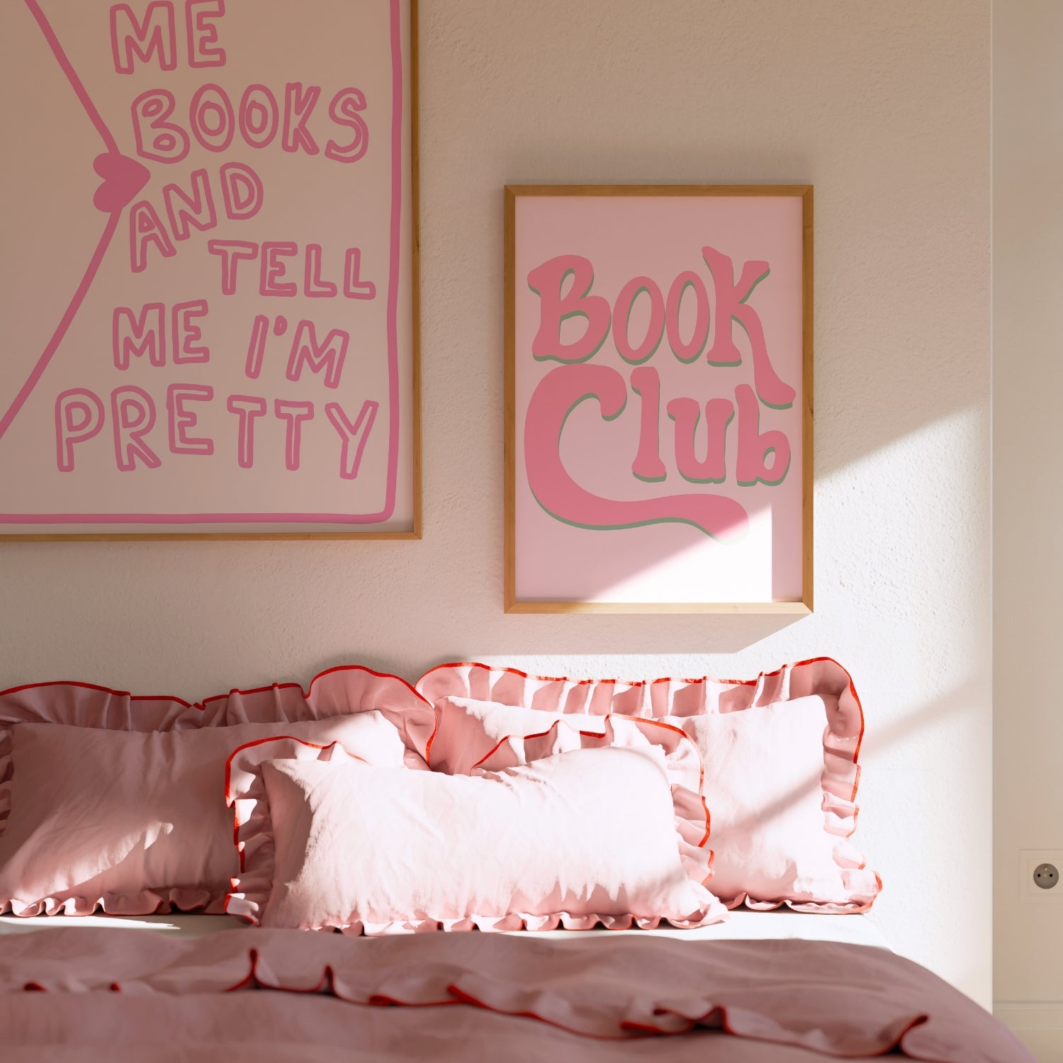 Pink Bookish Posters