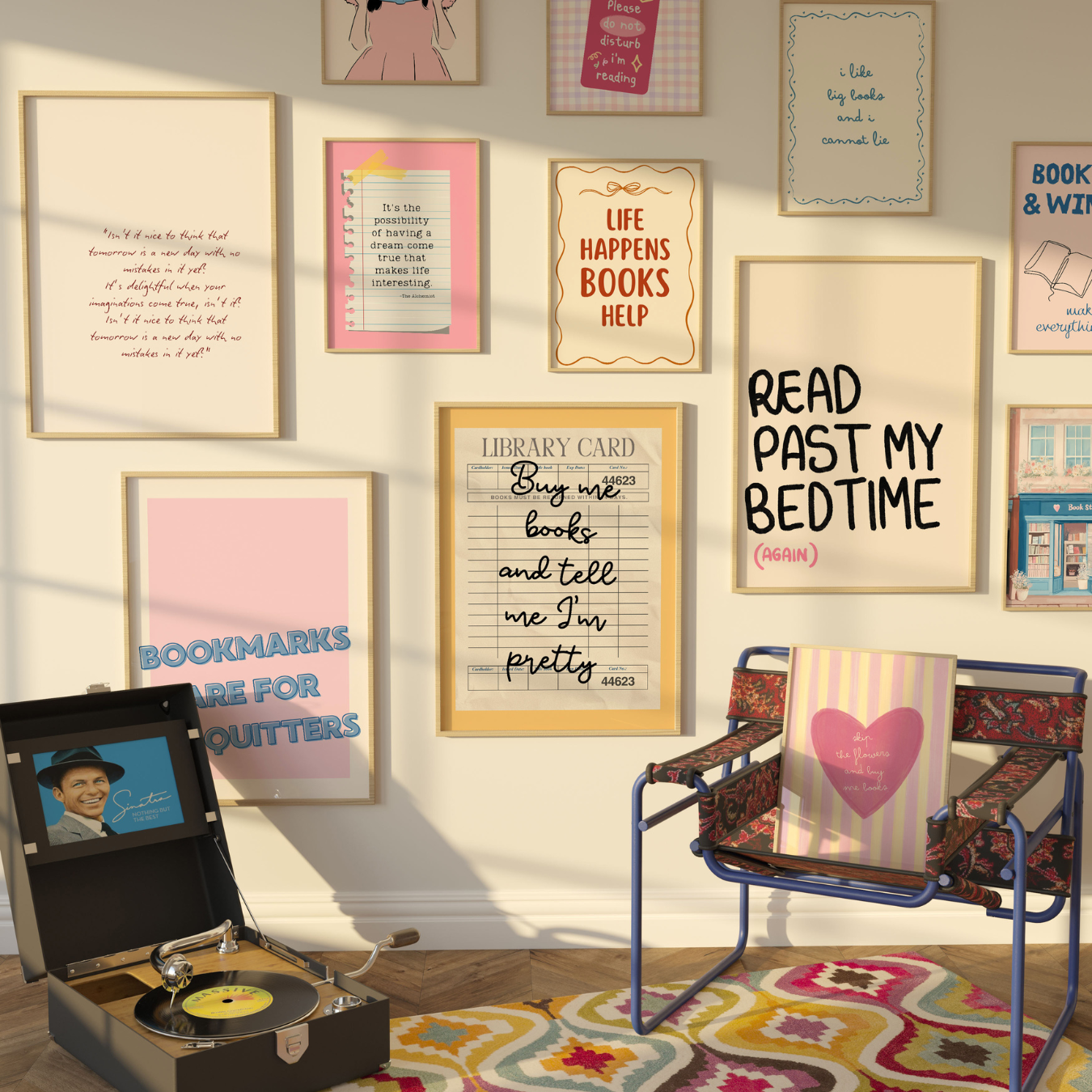 Handmade Bookish Decor, over 100 Prints