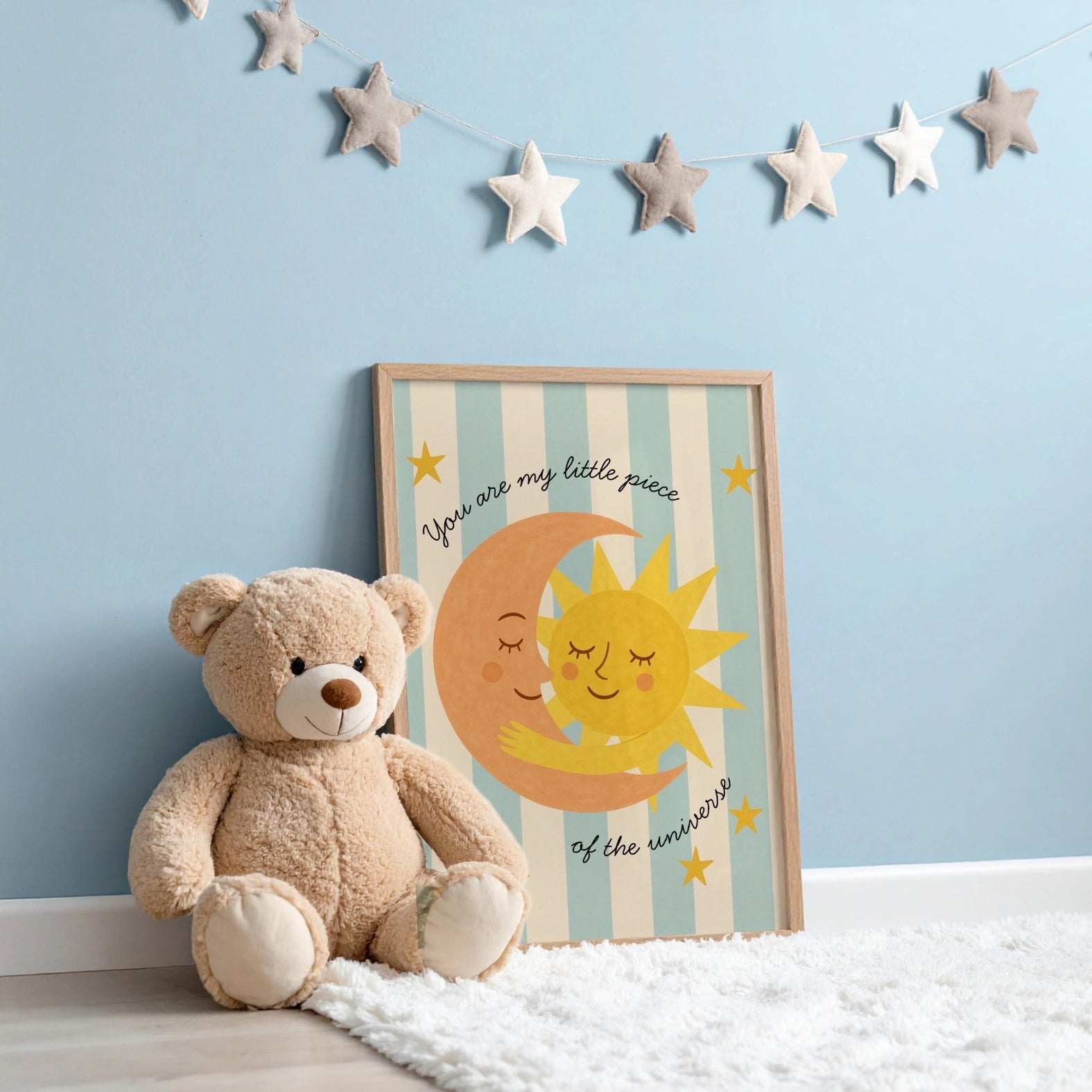 Stampa per bambini Sole e Luna