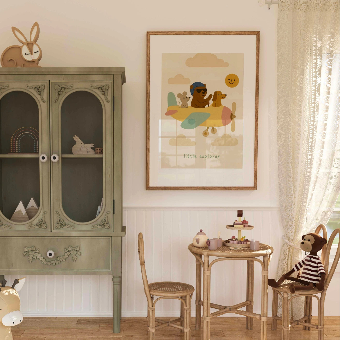 Kinderzimmerbild „Kleiner Entdecker“