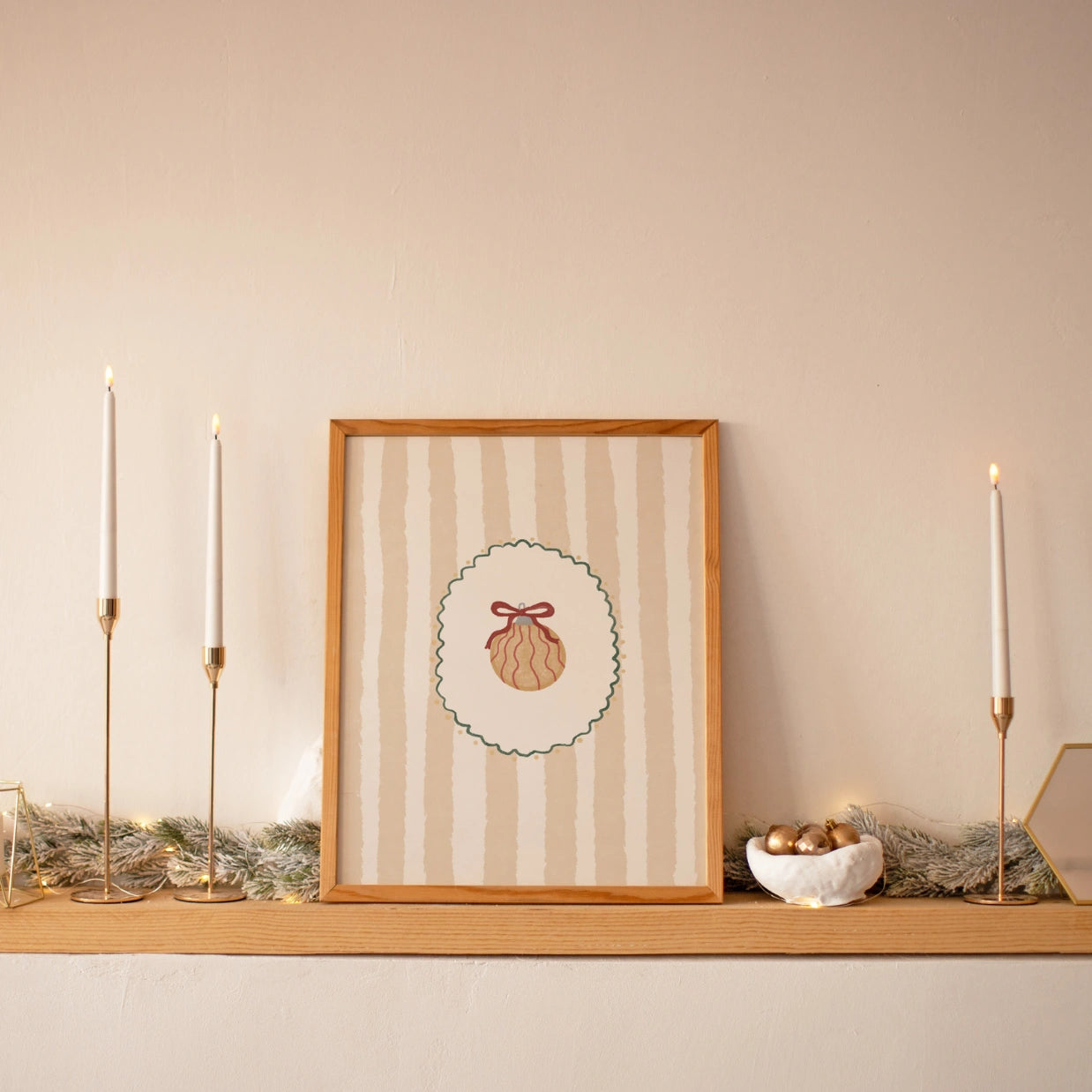 Christmas Ornament Wall Art