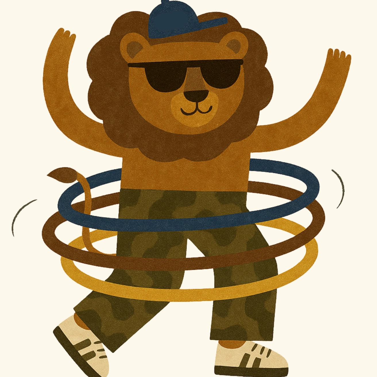 Cool Lion Nursery Print