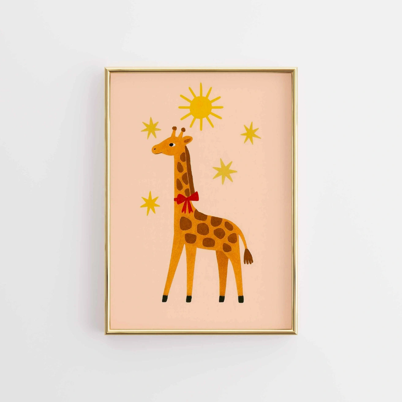 Giraffen-Kinderzimmerdruck